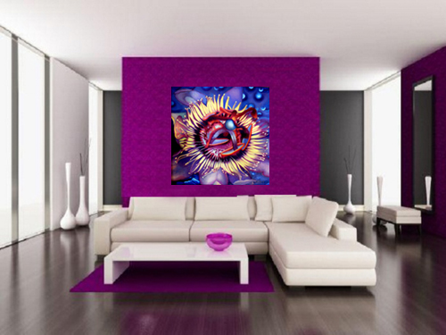 Passion Flower by Anni Adkins Room Setting