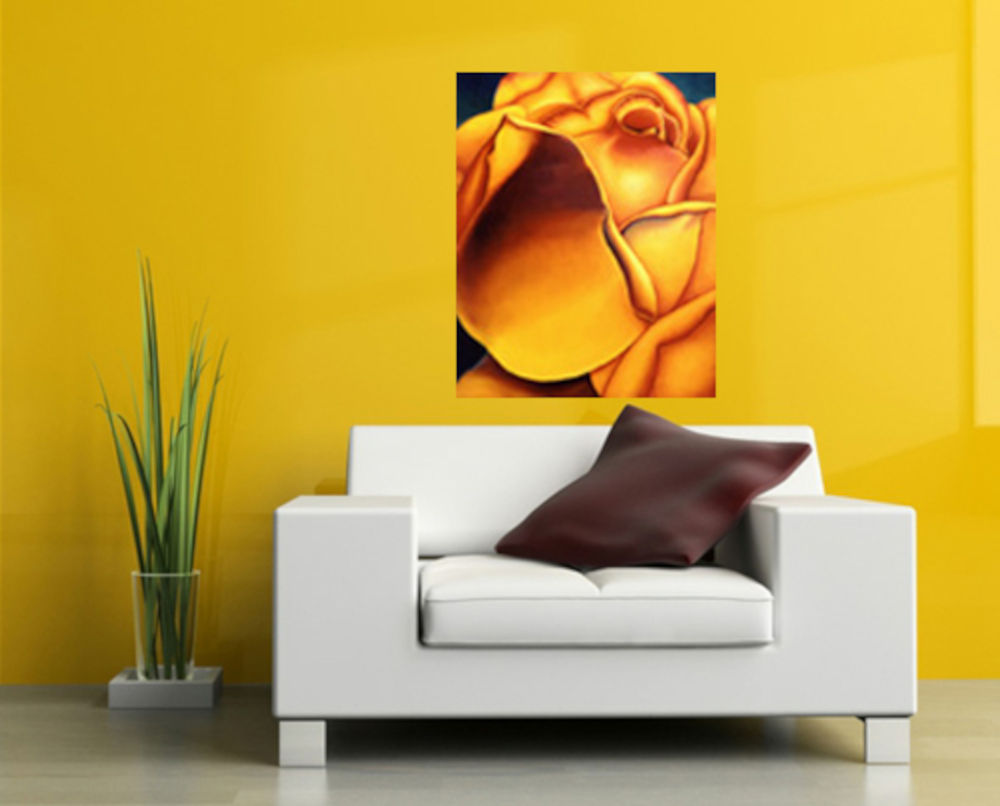 Yellow Rose by Anni Adkins Room Design
