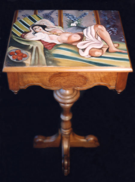 Reclining Nude Table by Anni Adkins