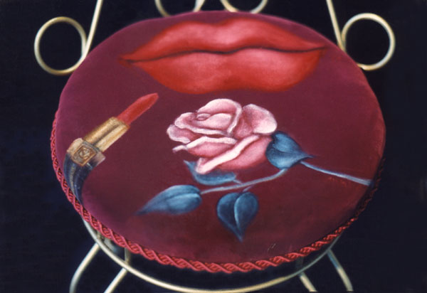 Lipstick Vanity Stool by Anni Adkins
