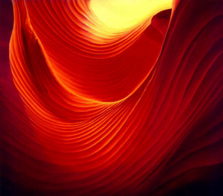 The Swirl of Antelope Canyon Arizona by Anni Adkins